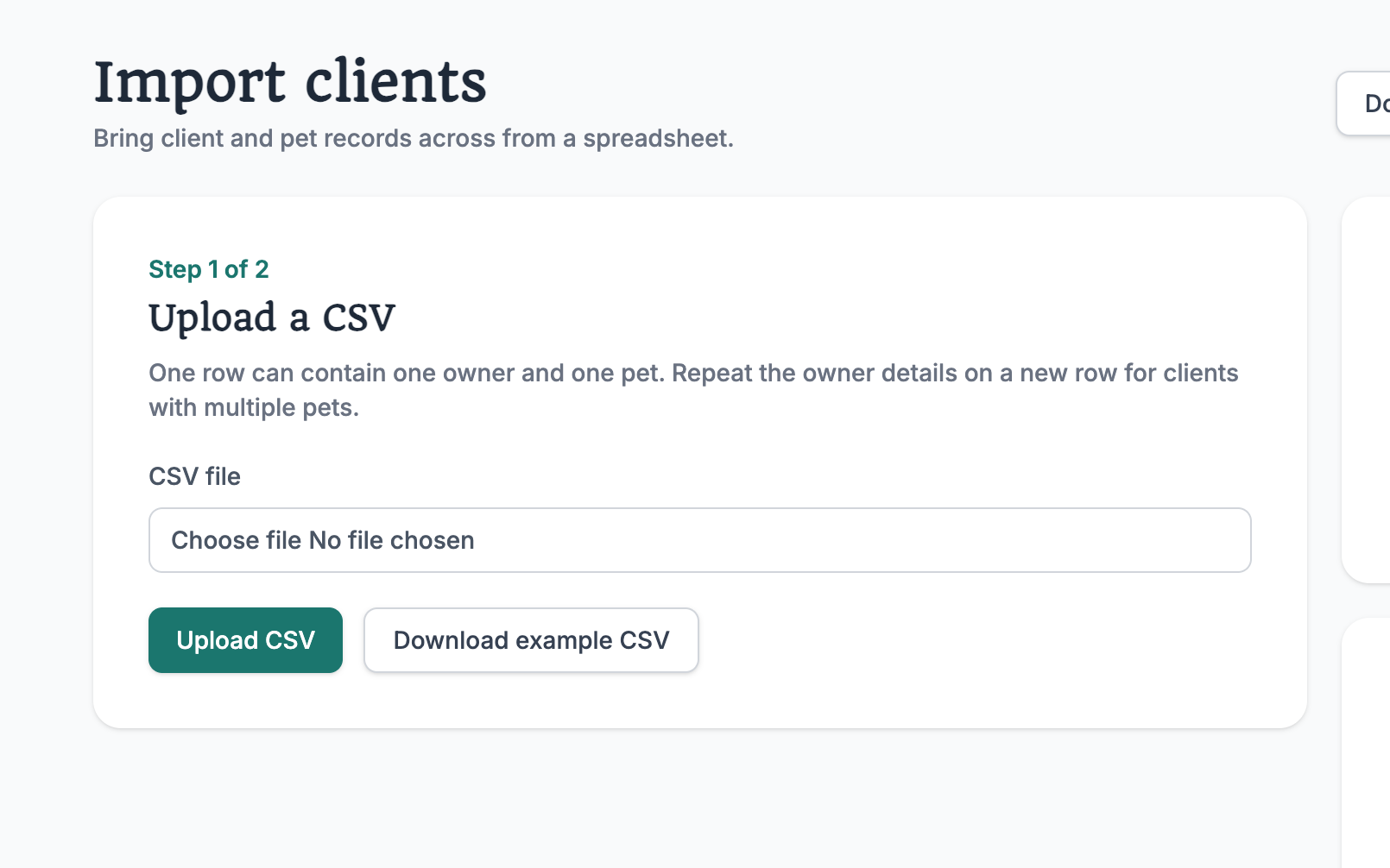 Import Your Existing Clients